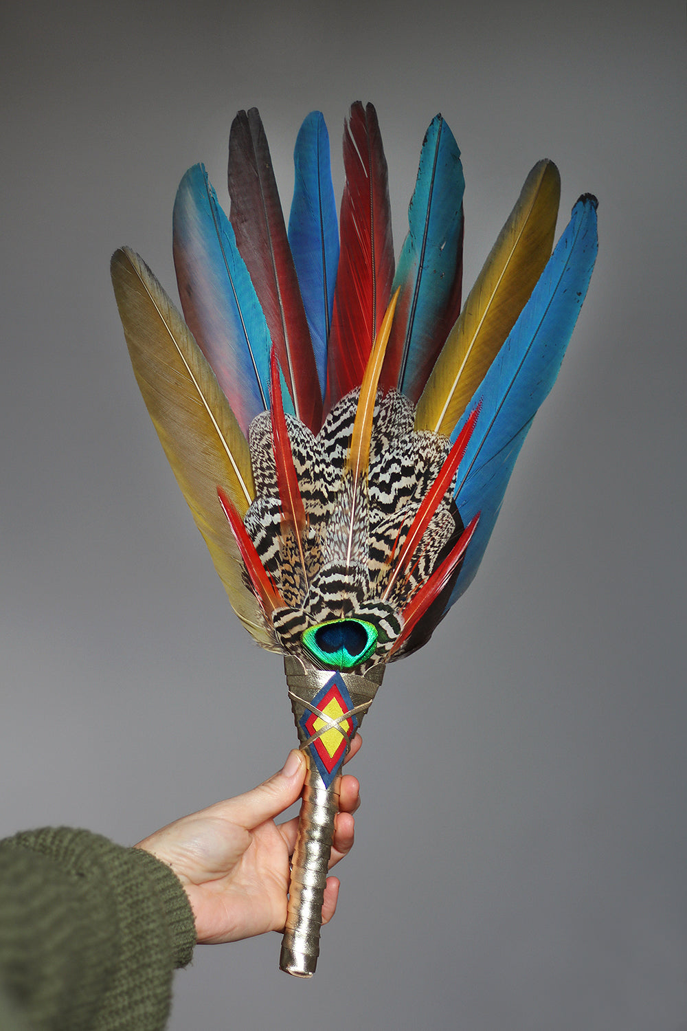 feather smudge wand