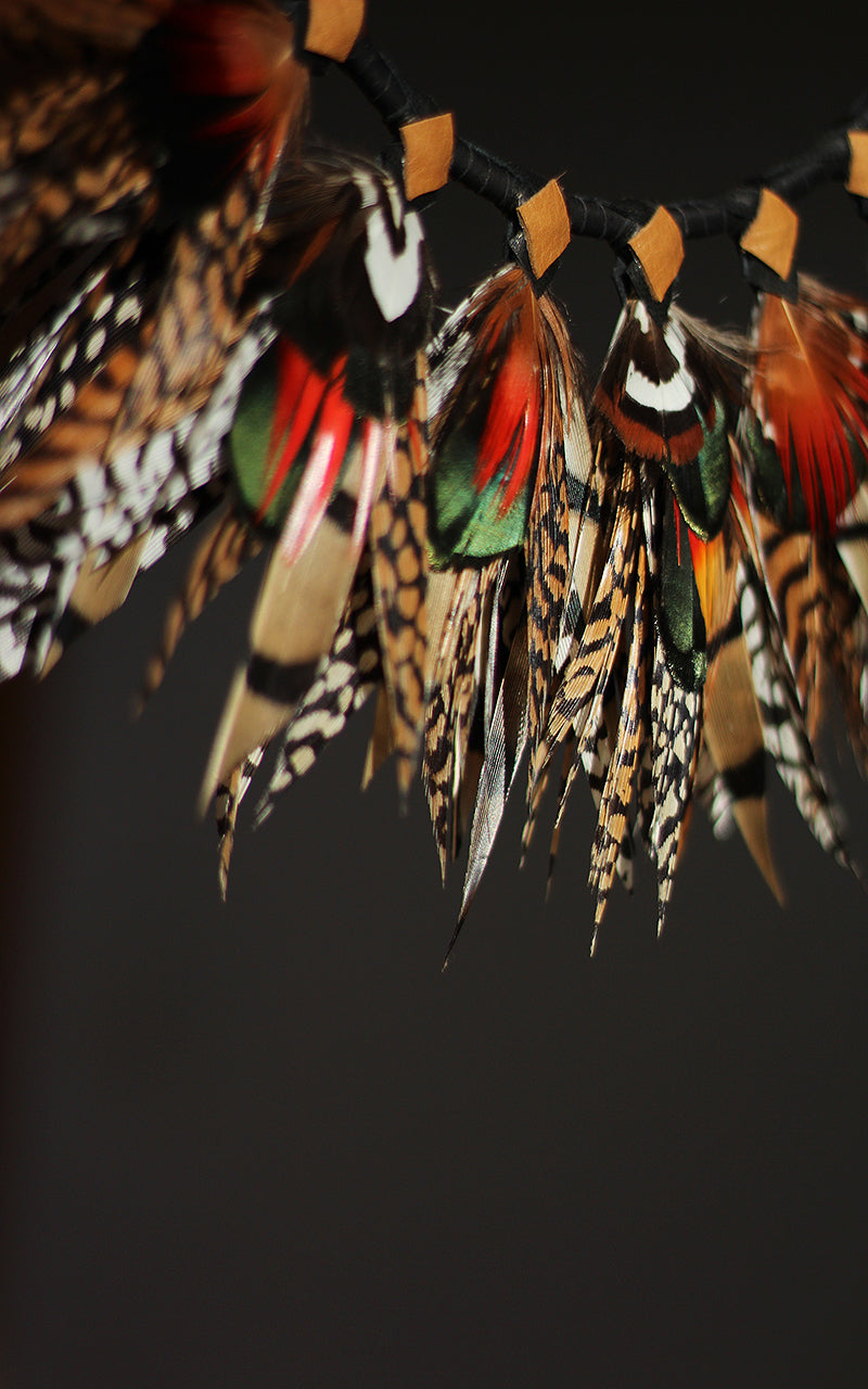 feather necklace