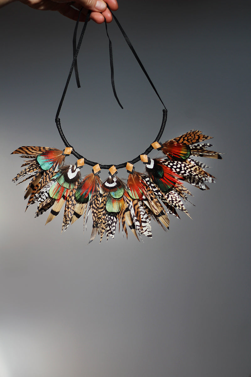 feather necklace