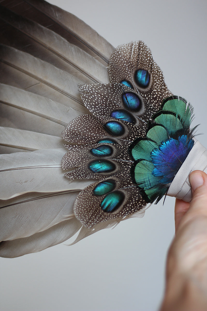 feathers smudge wand