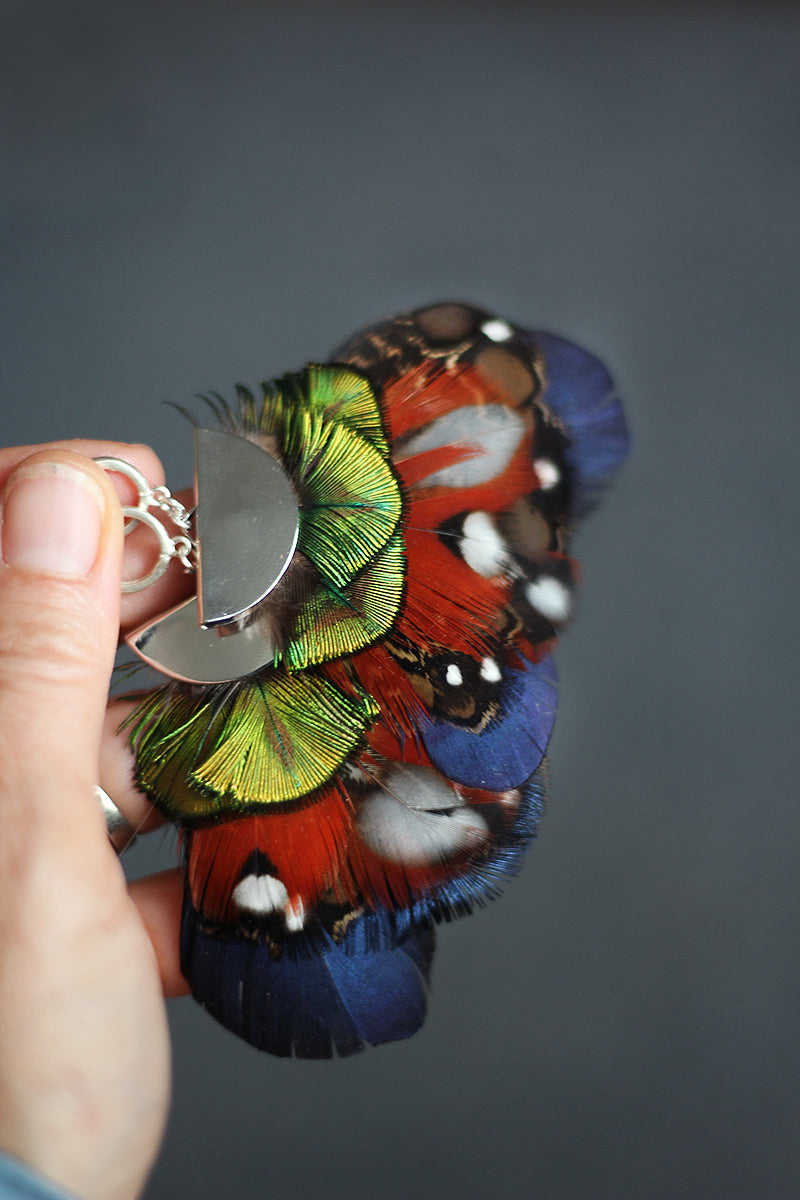 feather earrings