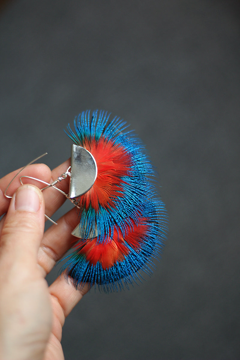 feather earrings