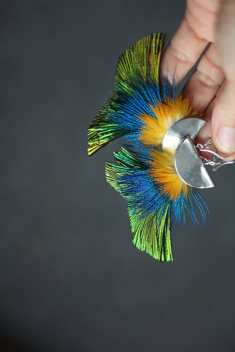 feather earrings