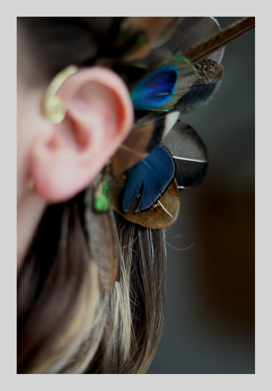 feather earcuff